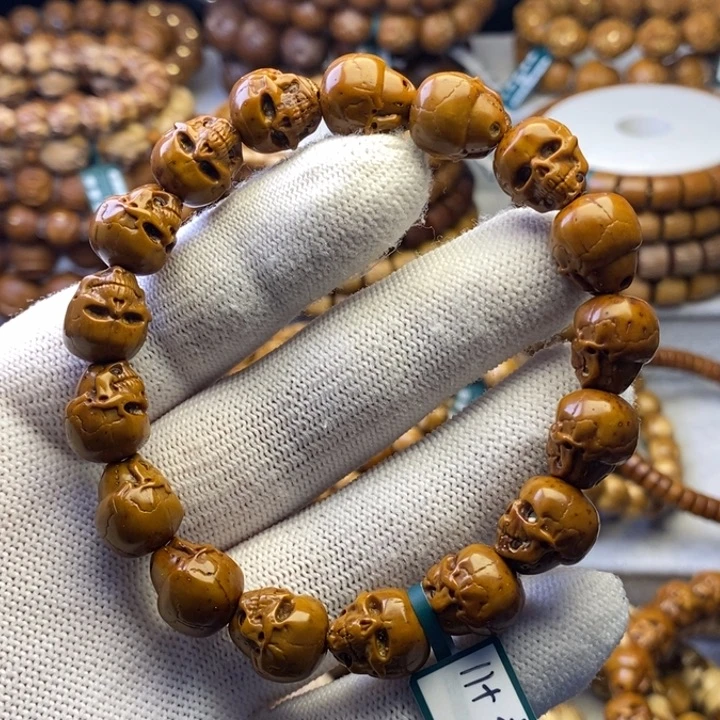 紫金鼠手串福****y紫金鼠雕刻骷髅头11