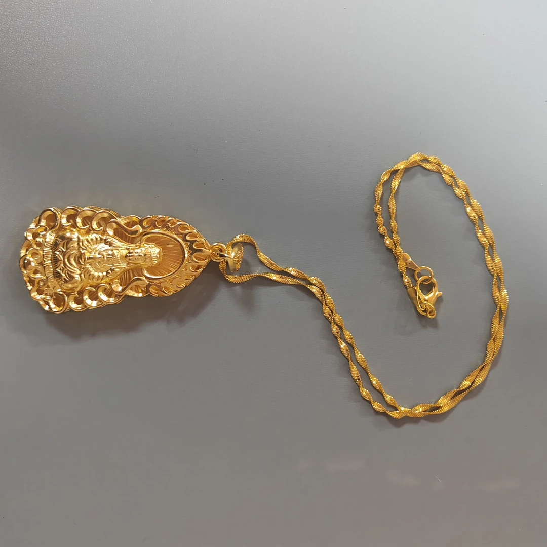 S14 素款佛缘吊坠古法经典中式古风简约设计节日礼物时尚轻奢饰品