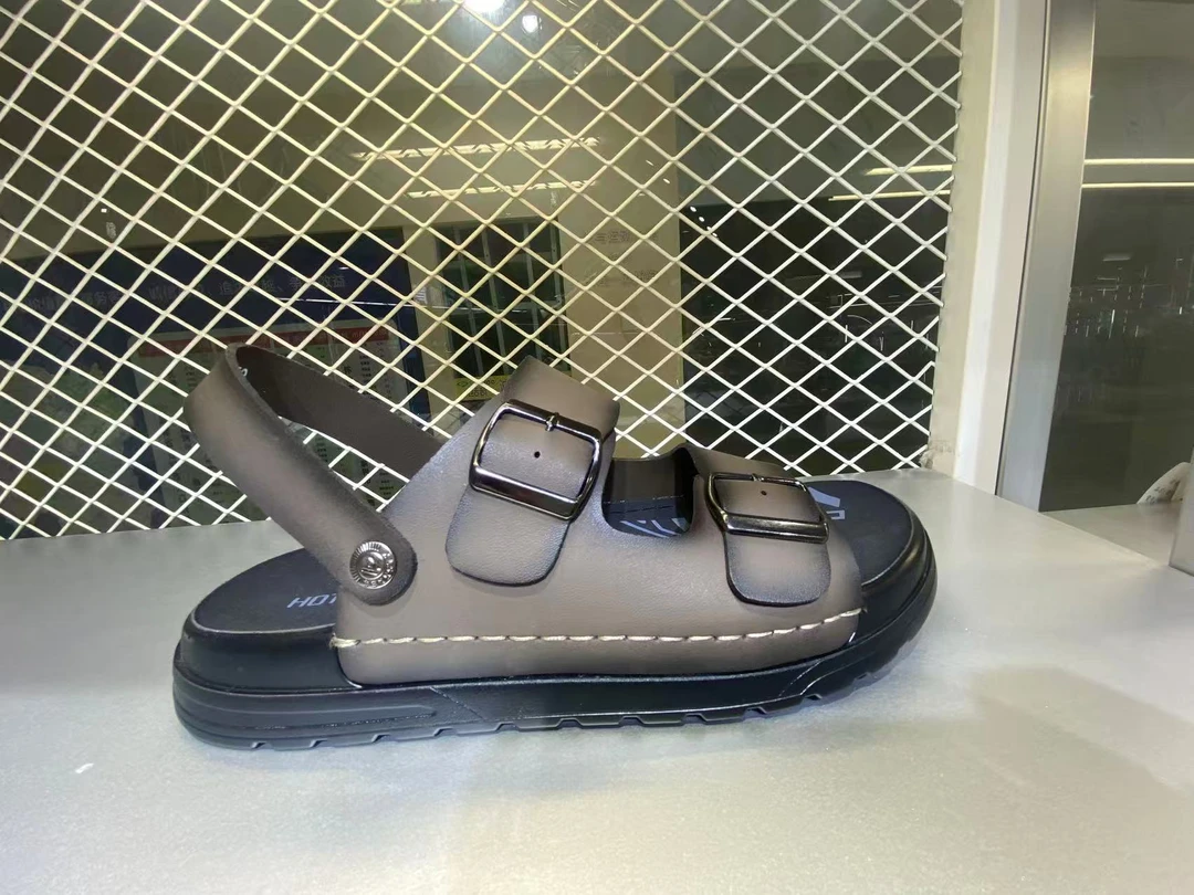 凉鞋男夏季防滑男款软底耐磨中年男士两用凉拖鞋   ZB-6681