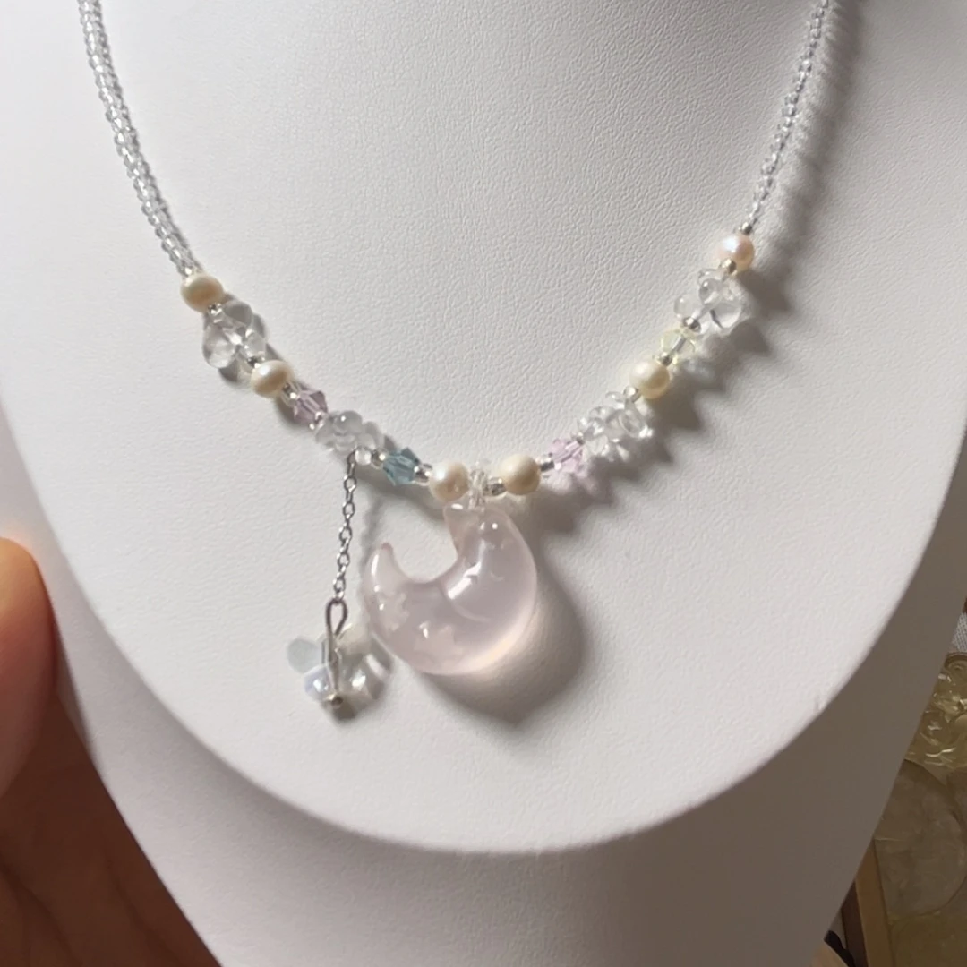 银S925镶嵌珠宝半成品水晶