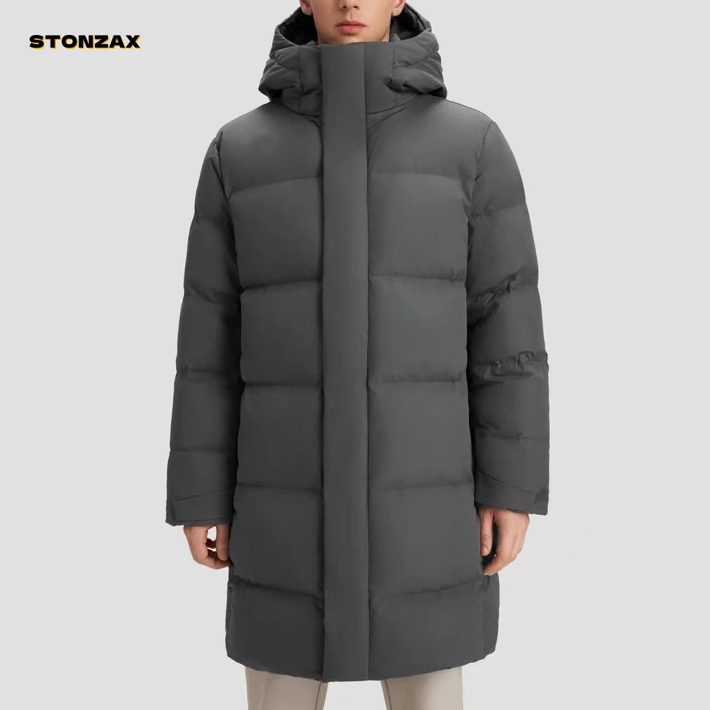 SC24390 极寒户外高蓬松锁温保暖羽绒服中长款防风连帽羽绒外套
