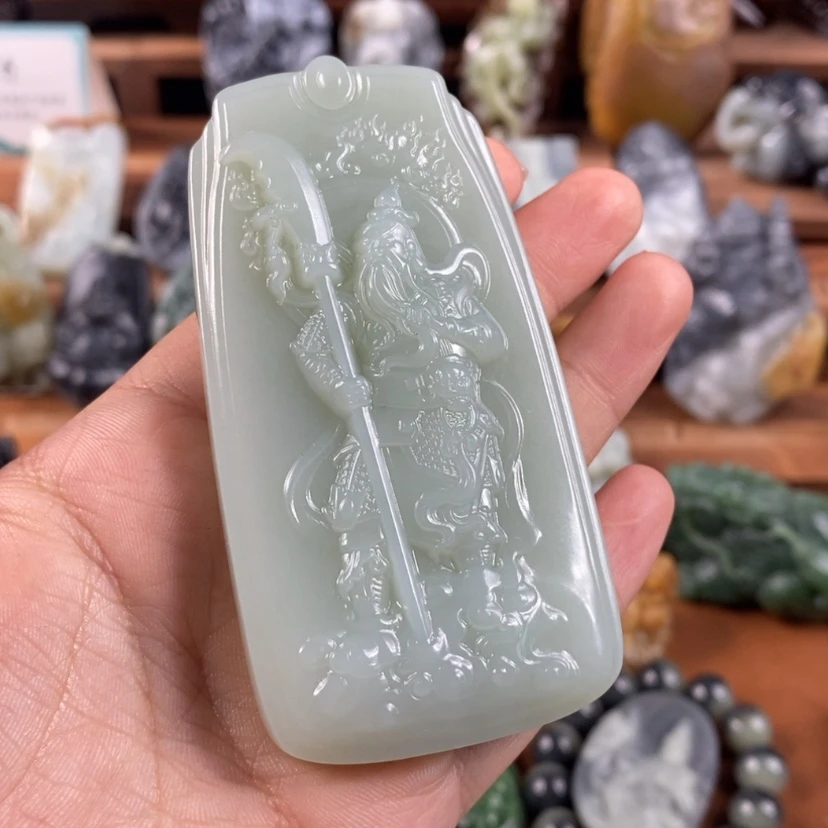 【闪购商品】未镶嵌和田玉把件彭*冑