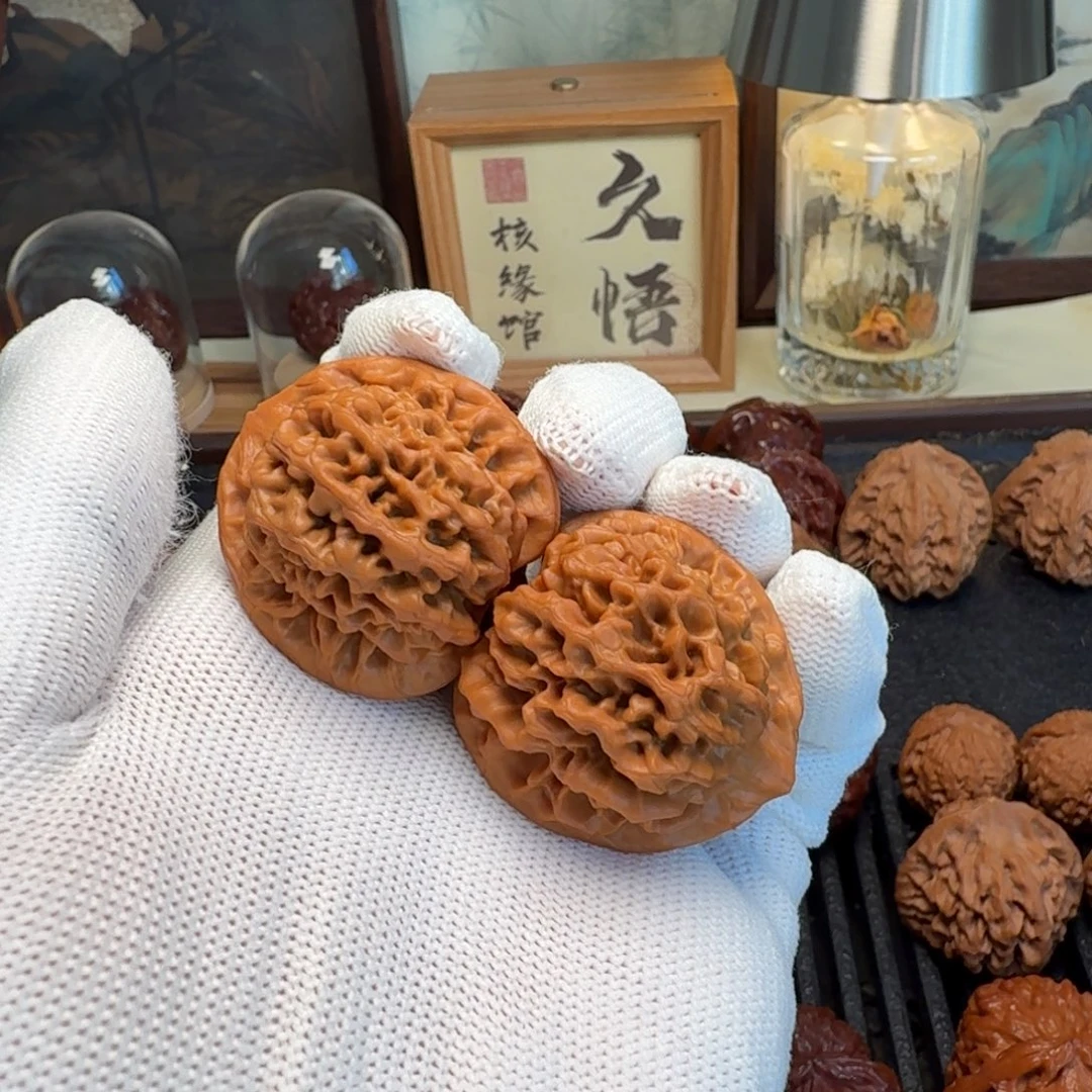 清***风文玩核桃吊坠35全品秦闷