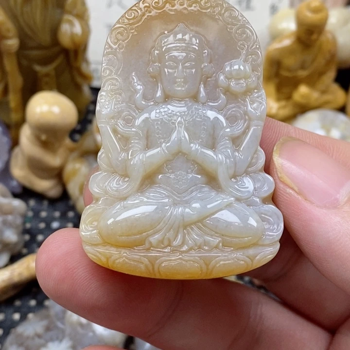 颈饰未镶嵌硅化珊瑚（珊瑚玉）