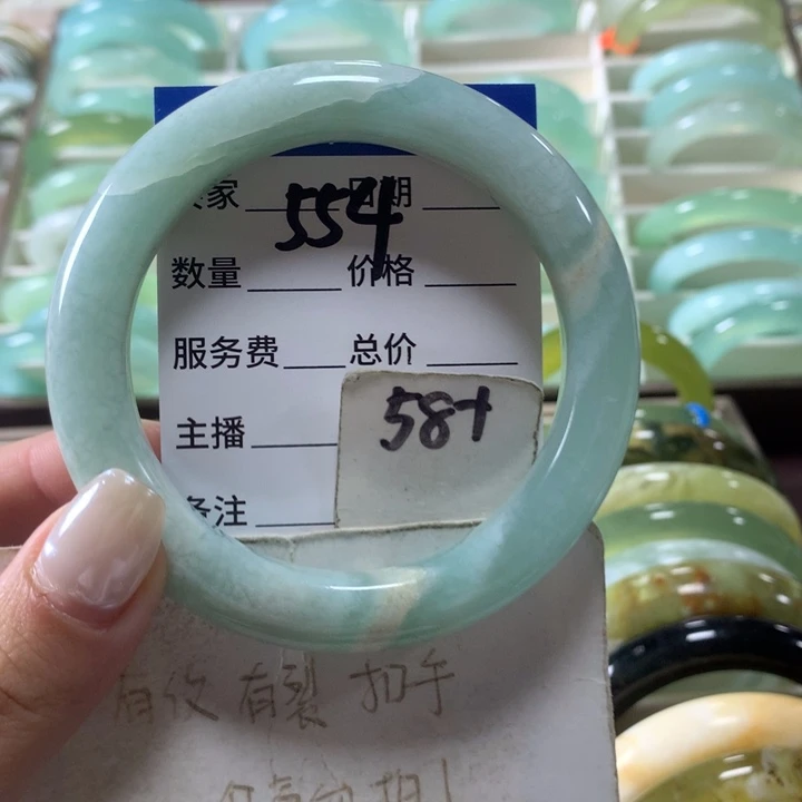 未镶嵌蛇纹石玉手镯554
