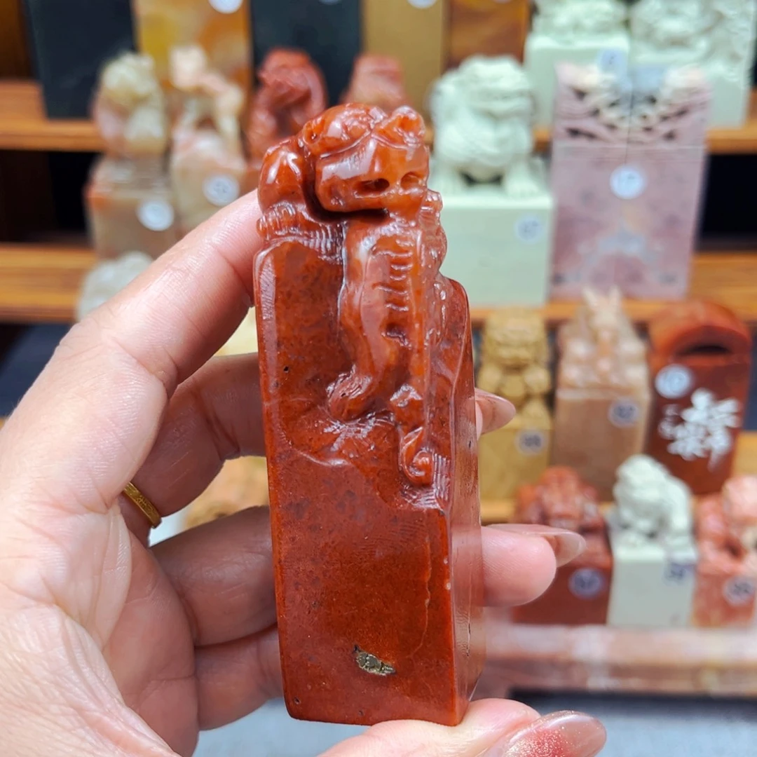 寿山石印石闪购商品瑕疵料2.5*2.5