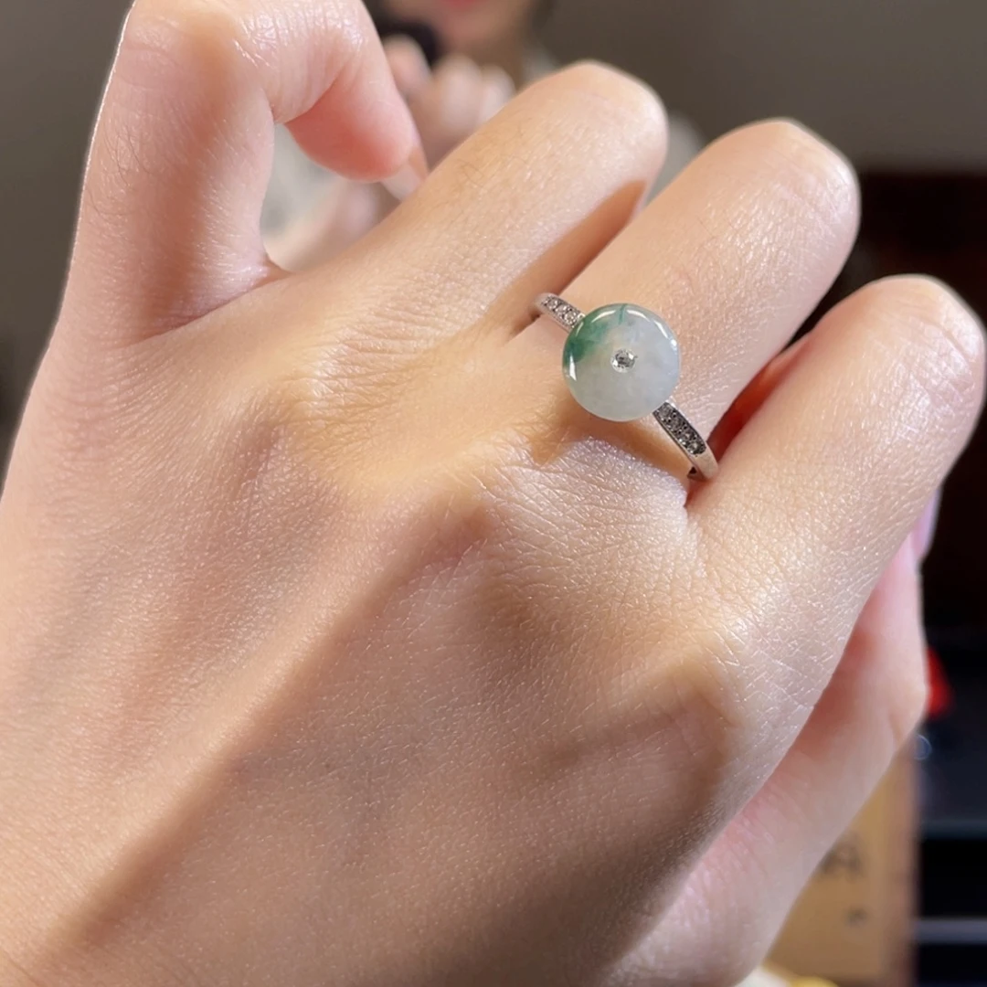 翡翠银S925镶嵌颈饰