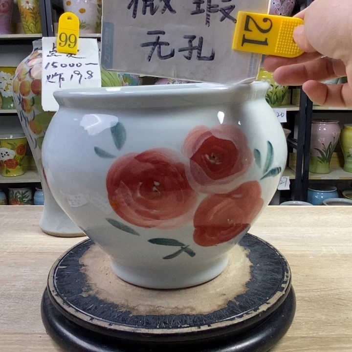 景德镇高温陶瓷花盆