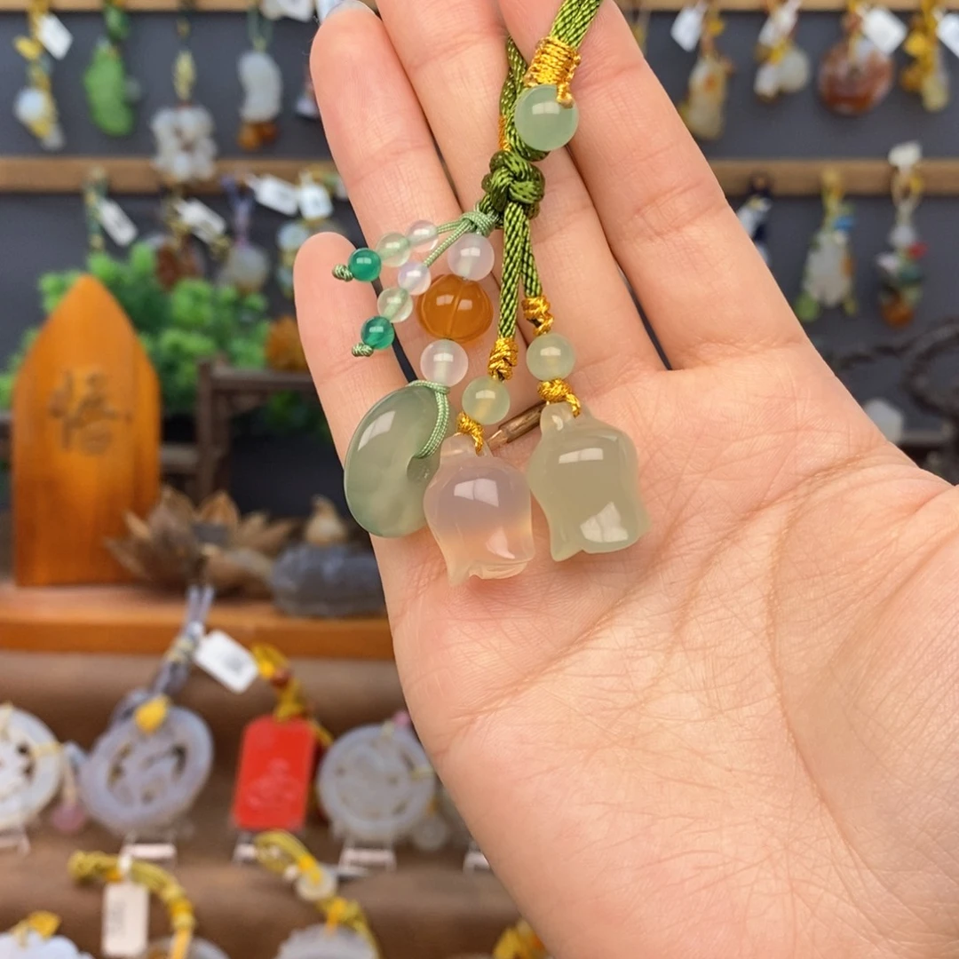 玛瑙/玉髓车挂未镶嵌666666
