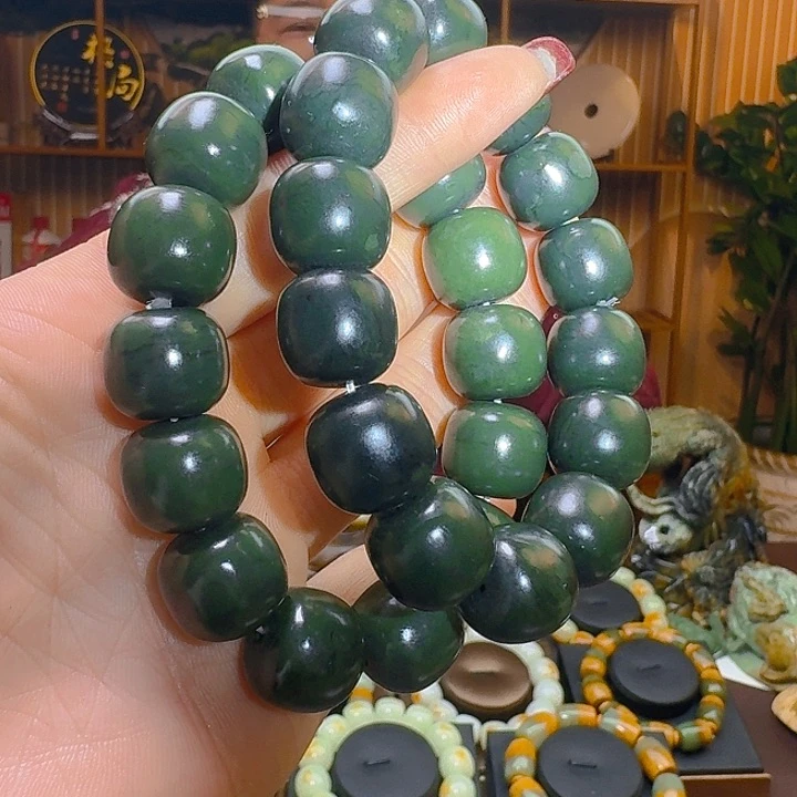 和田玉手串未镶嵌