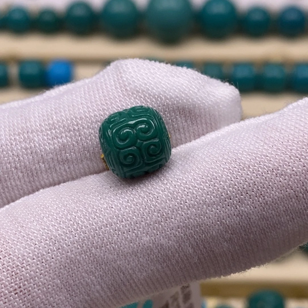 绿松石未镶嵌珠宝奇石8.9mm