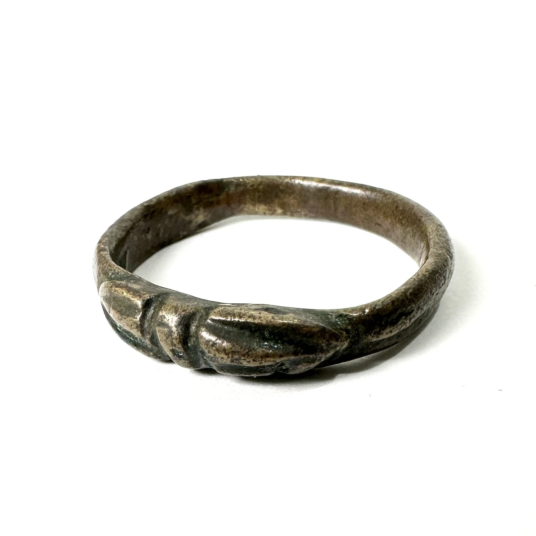 铜合金戒指 杵戒/托甲天铁/藏传文玩