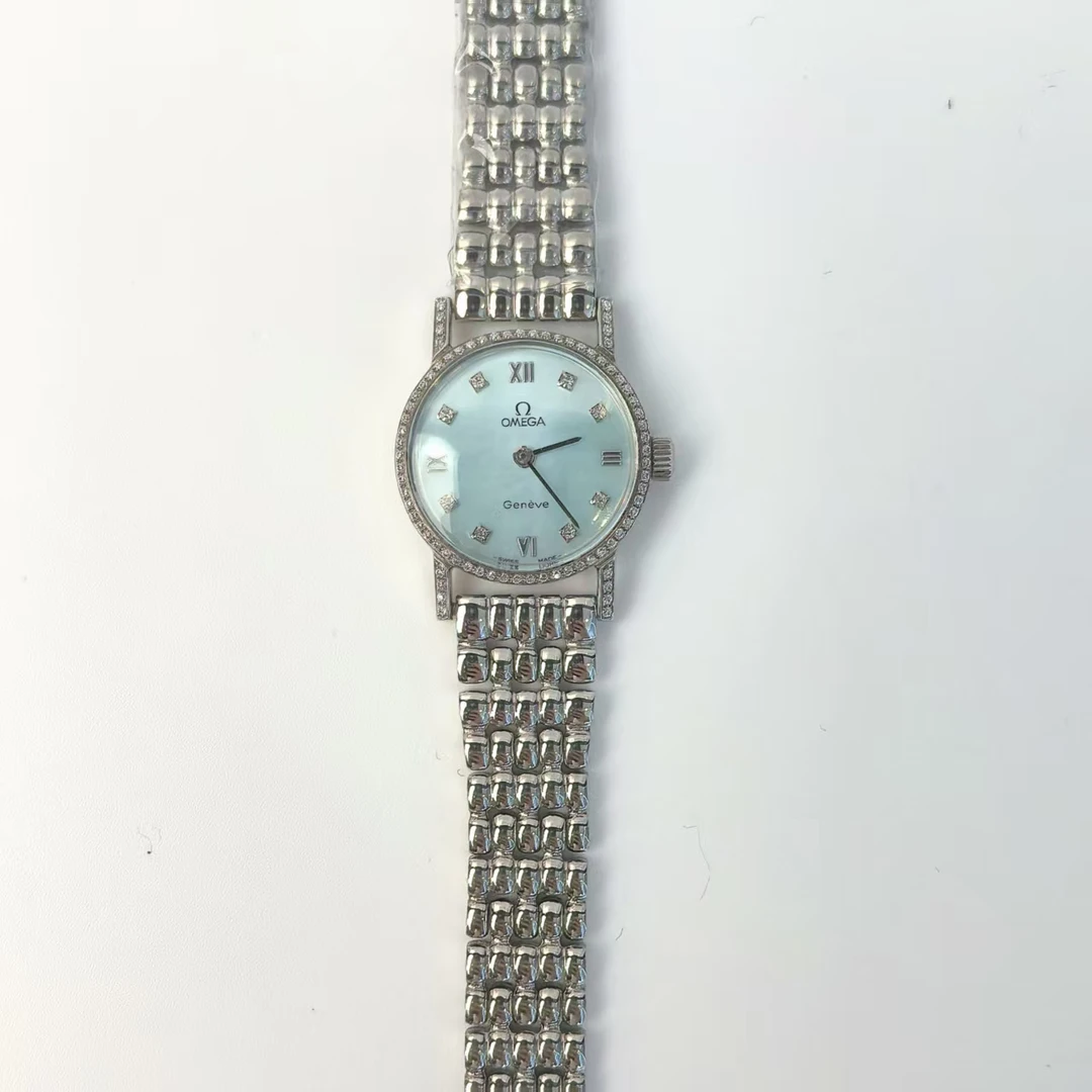 95新 Omega/欧米茄 蓝盘/钻刻/25盘/wq/九月/81714