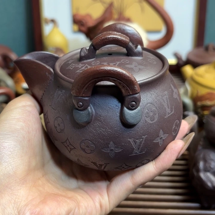 紫砂茶宠原矿精品高端紫砂壶