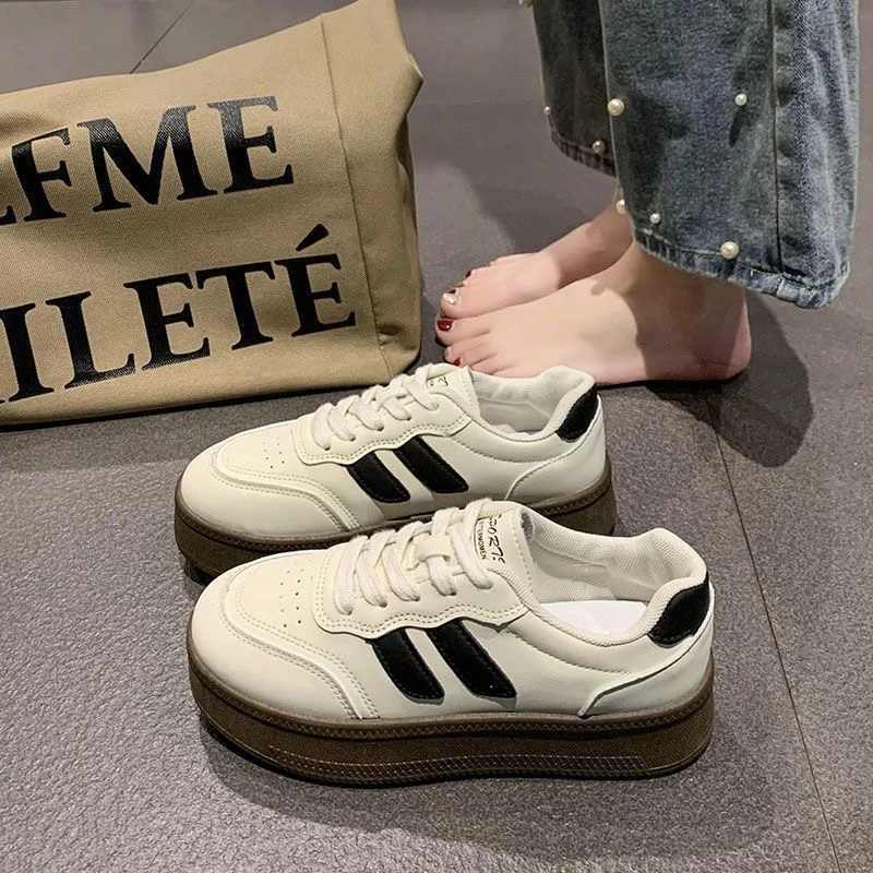 【运费险】百搭厚底德训鞋女2025春秋季新款防滑软底休闲板鞋小白鞋