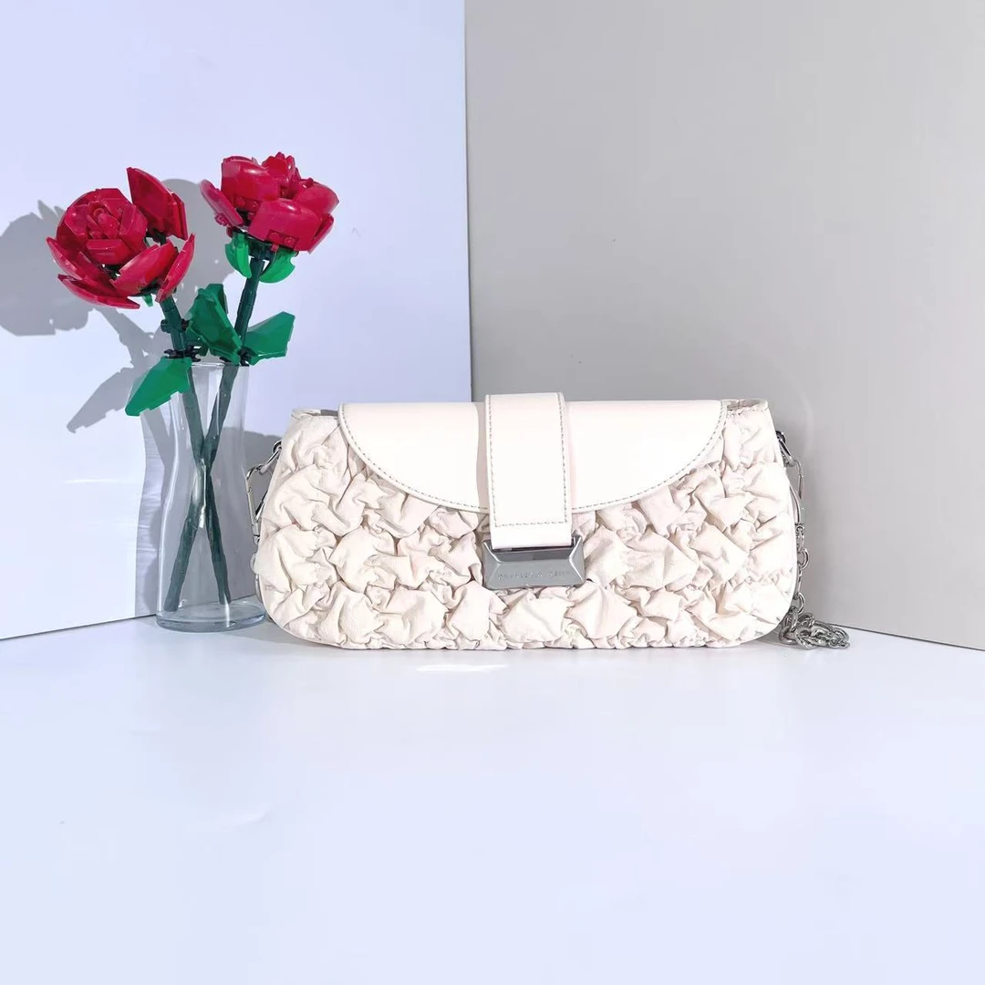 CHARLES&KEITH 20271226米色M女士单肩手提包-杨灬