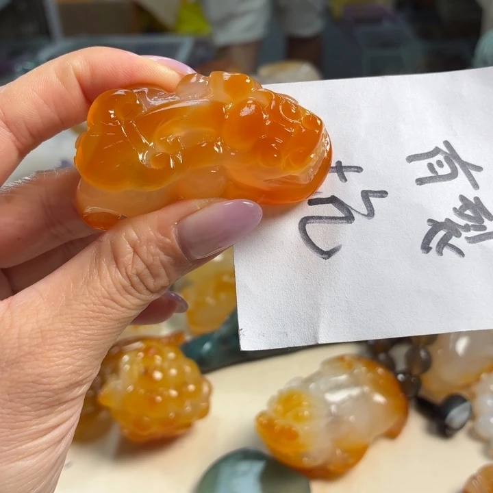 玛瑙/玉髓未镶嵌吊坠(不含链)