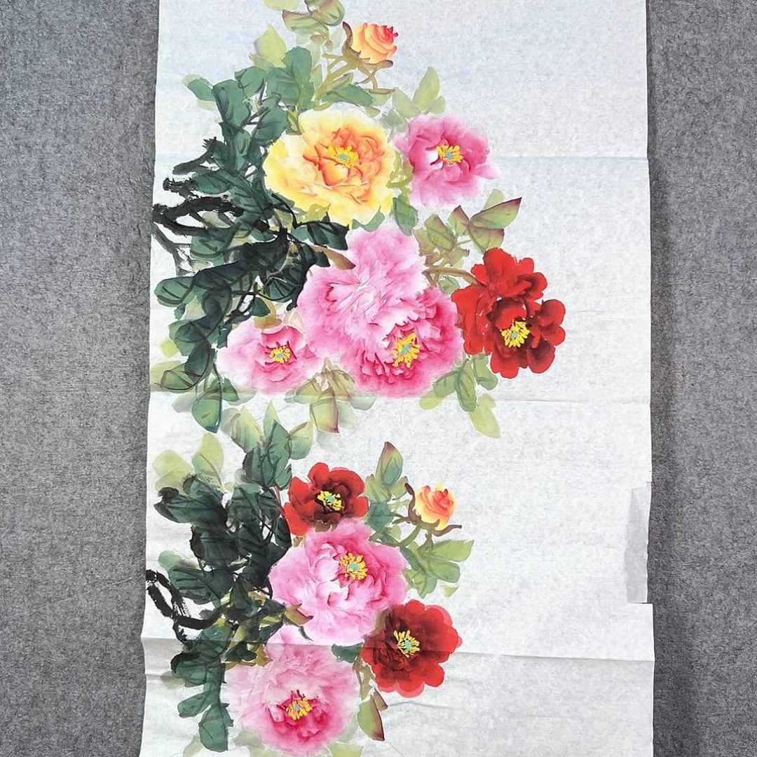 国画024 牡丹花盛开时最美丽