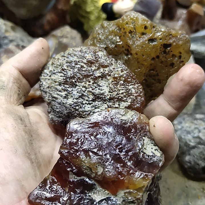 玛瑙/玉髓原石未镶嵌钢*