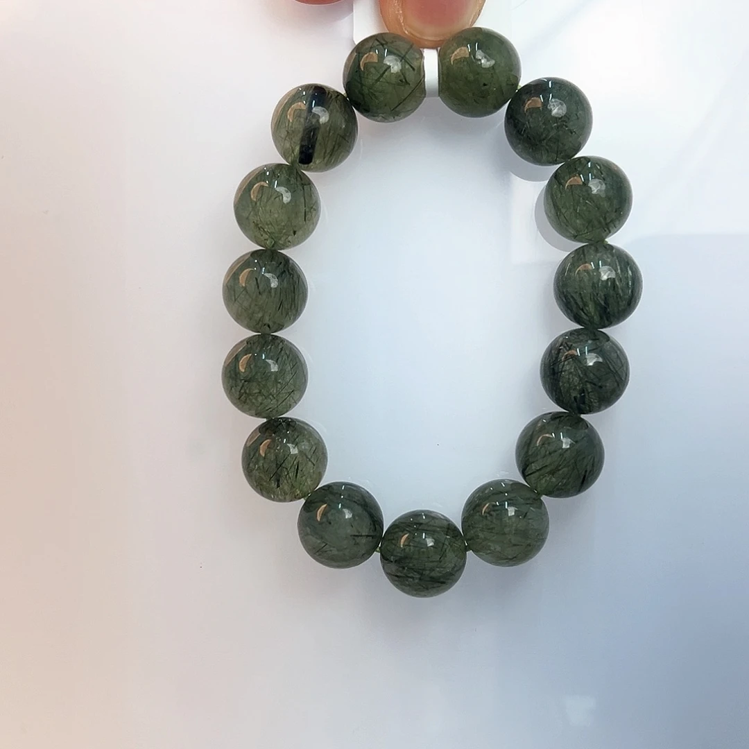 未镶嵌手串水晶绿发晶