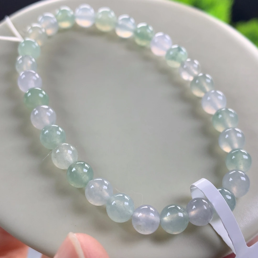 翡翠未镶嵌手链卡6