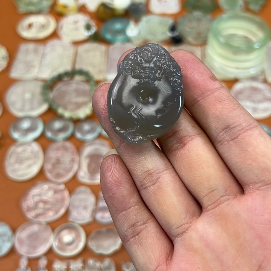 蛇纹石玉未镶嵌多样性随机发一