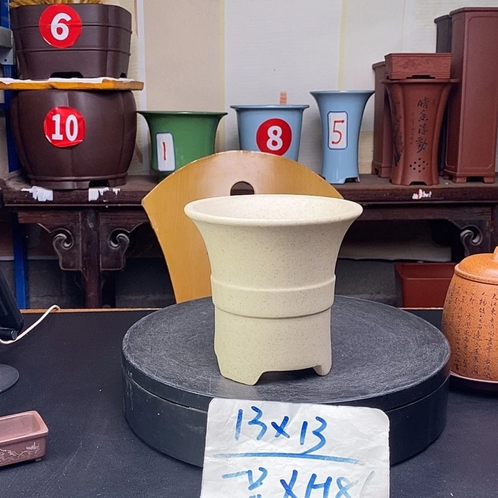 紫砂花盆货号一只XH86