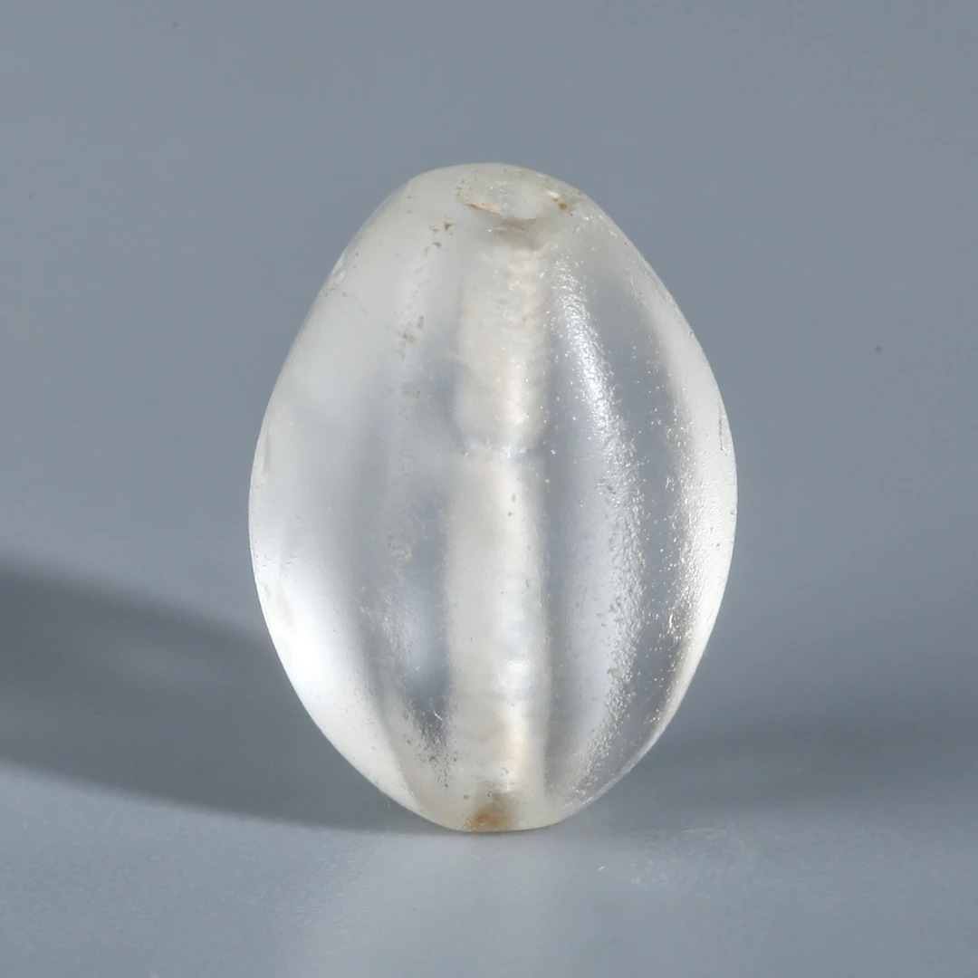 XY-73-30 东南亚pyu时期水晶多棱管珠 7.9*11.2mm