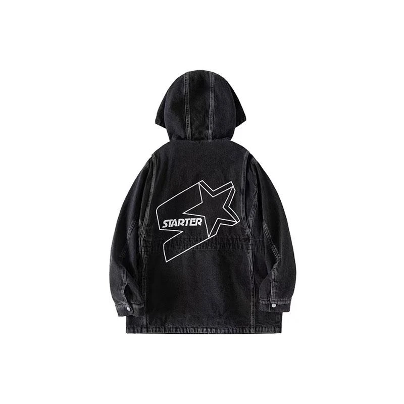 Starter 牛仔黑 牛仔外套 STH1C5907M