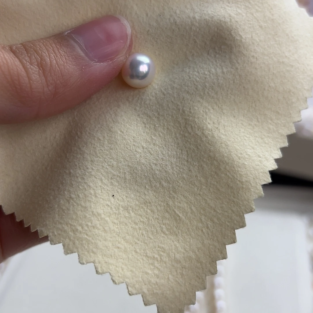 淡水珍珠颈饰银S925镶嵌8.5吊坠