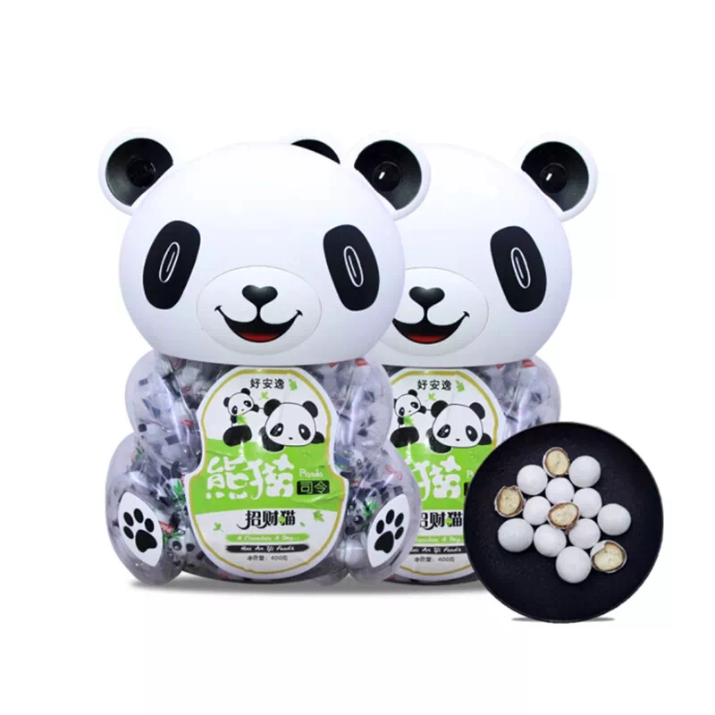 好安逸熊猫司令巧克力豆400g送礼存钱罐儿童节生日礼物