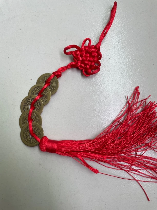 日杂百货手工五帝钱中国结钱到家车挂钥匙扣饰品挂件