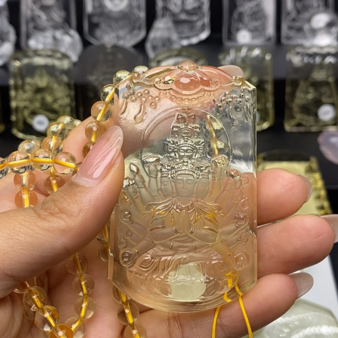 未镶嵌颈饰水晶大**?千手