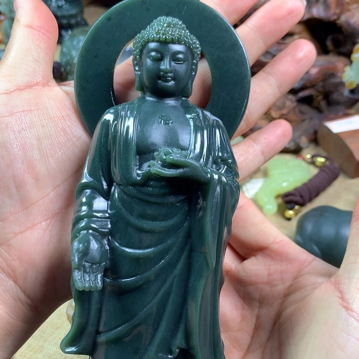 和田玉未镶嵌摆件