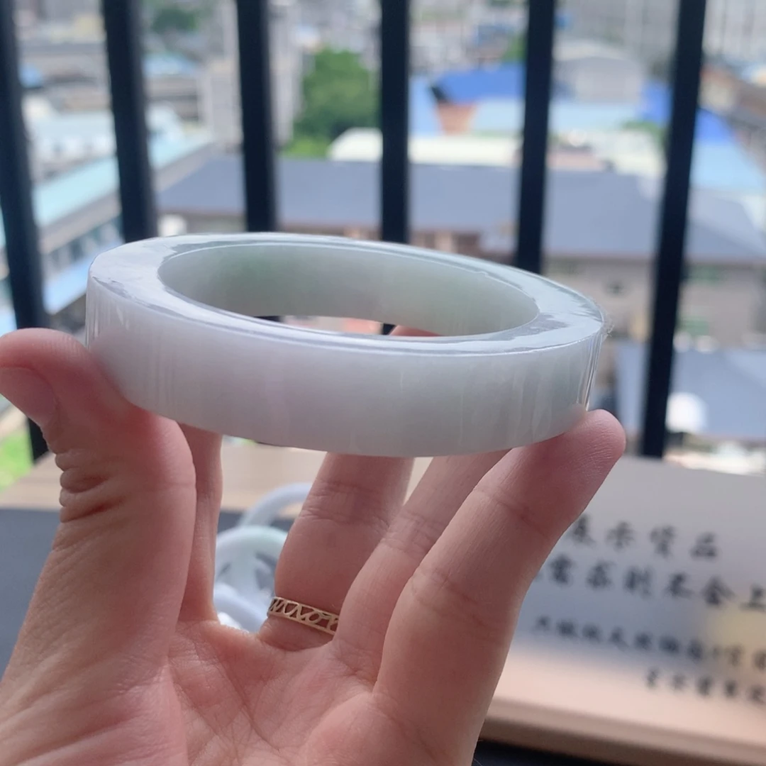 定制翡翠手镯未镶嵌53-55