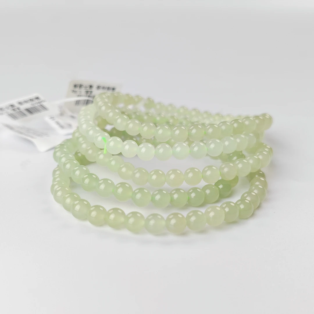 和田玉晴水5m手串 QS-SC5M 多样性发1件