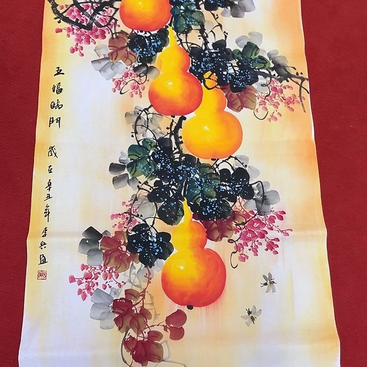 国画国画作品展示展中的