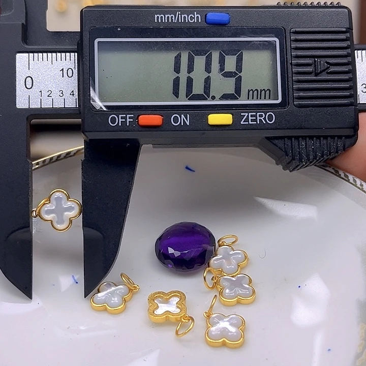 银S925镶嵌颈饰紫晶紫晶925镶嵌82