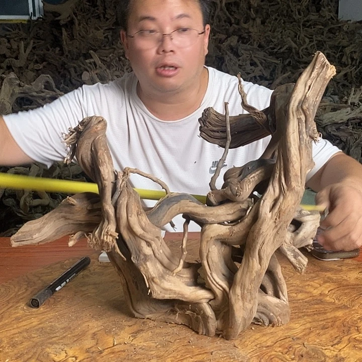 木00056号杜鹃根雕原木鱼缸摆件装饰