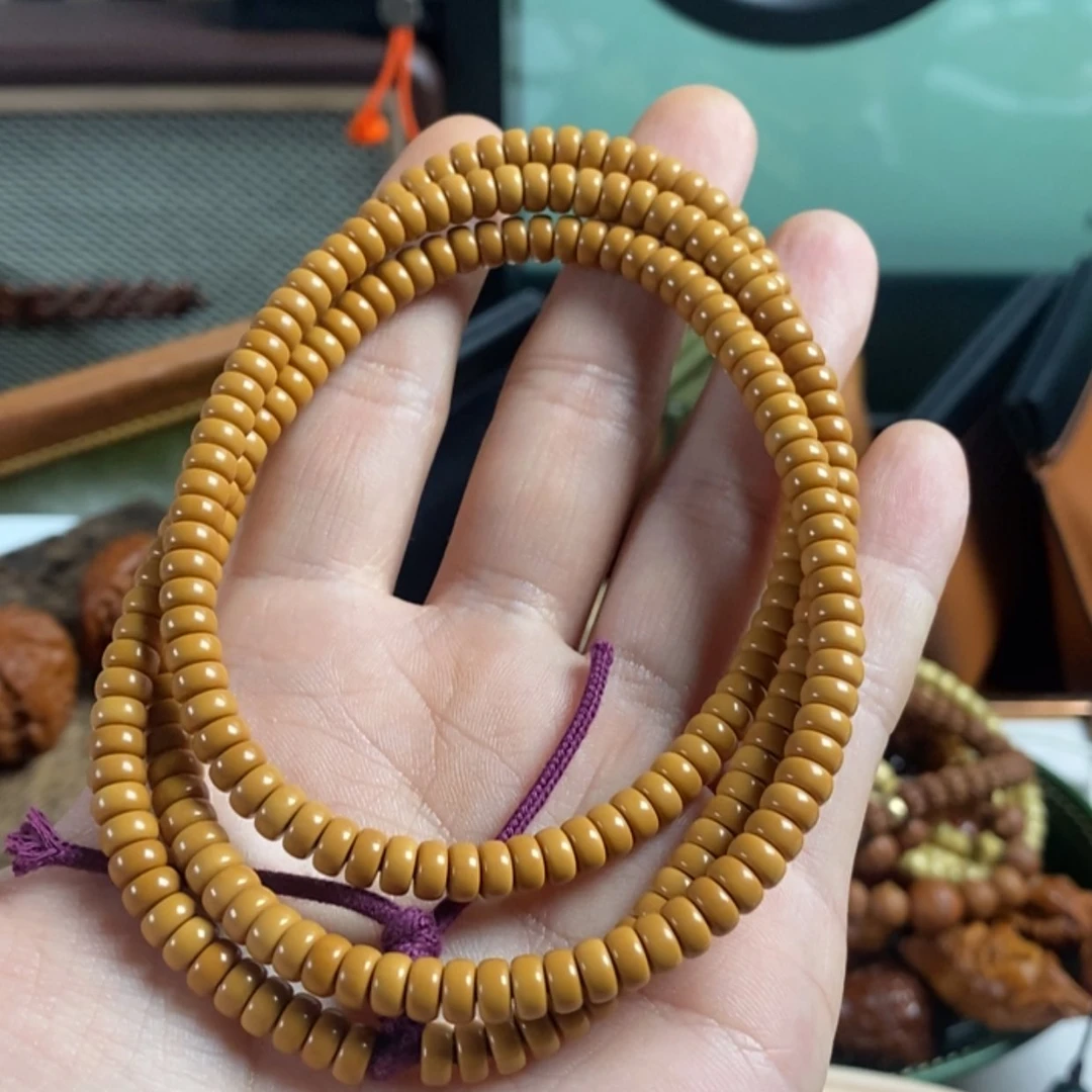 【闪购商品】橄榄核手串福利品药片大长链特价5.5