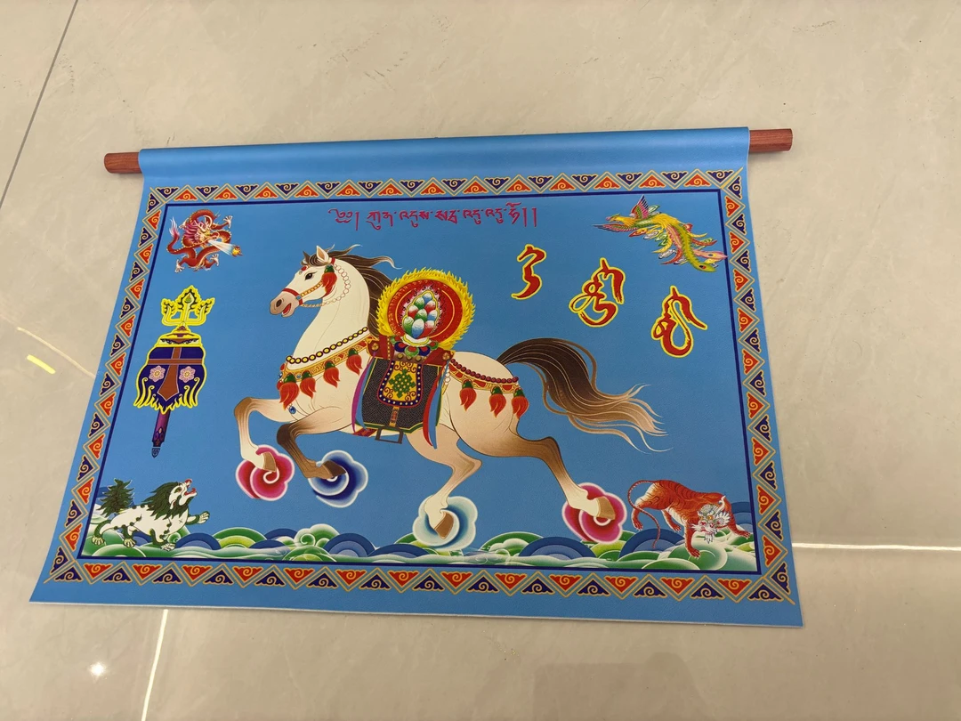 蒙古特色好运来挂画装饰画摆台挂饰