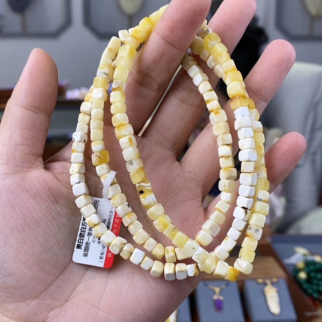 蜜蜡珠宝奇石未镶嵌蜜蜡手串