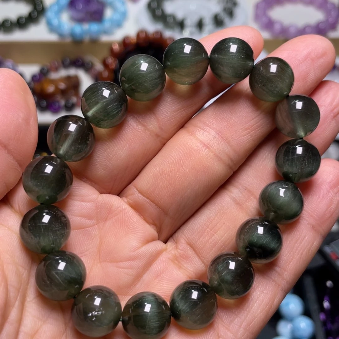 水晶手链未镶嵌绿发晶