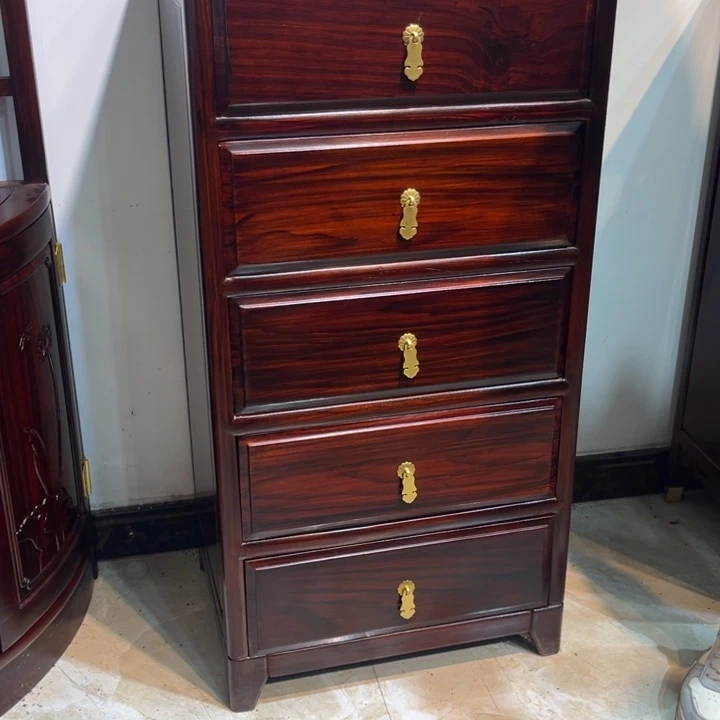 黑酸枝木类家具五斗柜