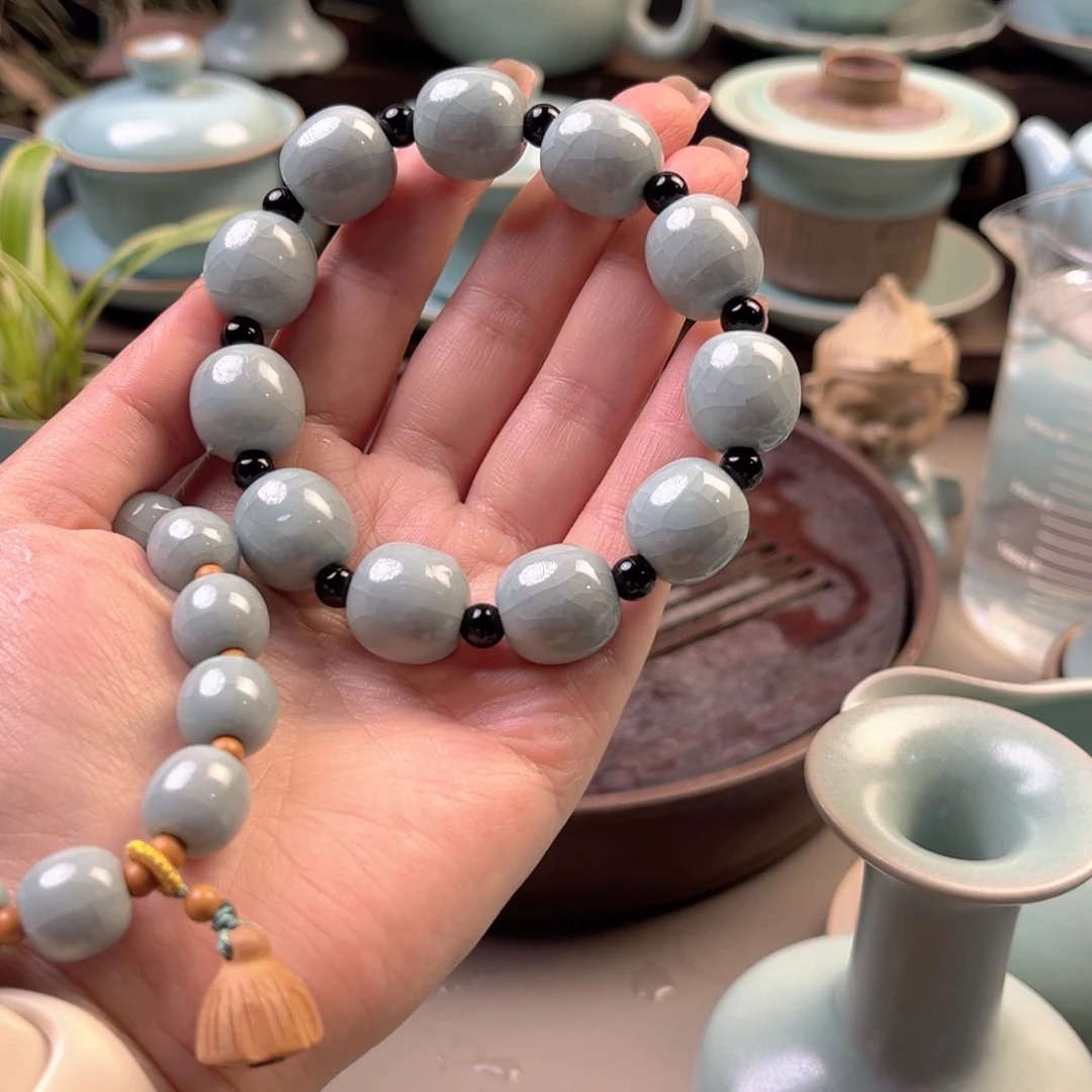 原矿天青釉精品手串
