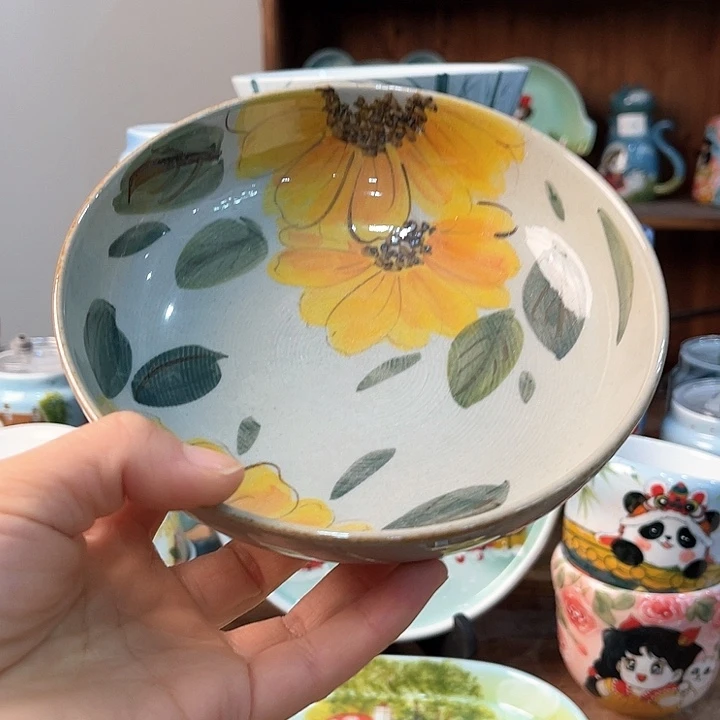 陶景德镇釉下手绘陶瓷