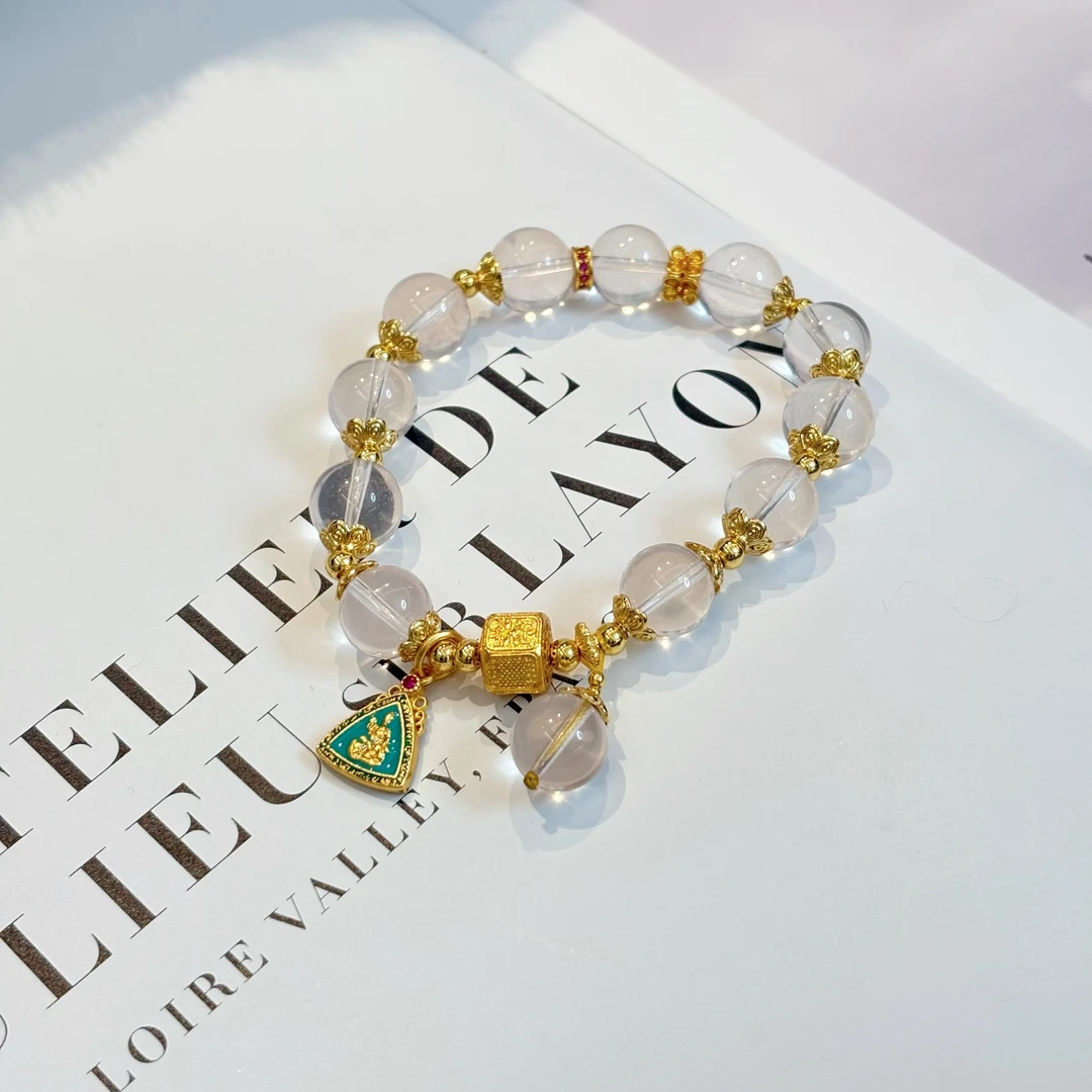 合金仿水晶手镯 BLAVCPEON【莲珠约定】时尚女人味手链 S8510080H