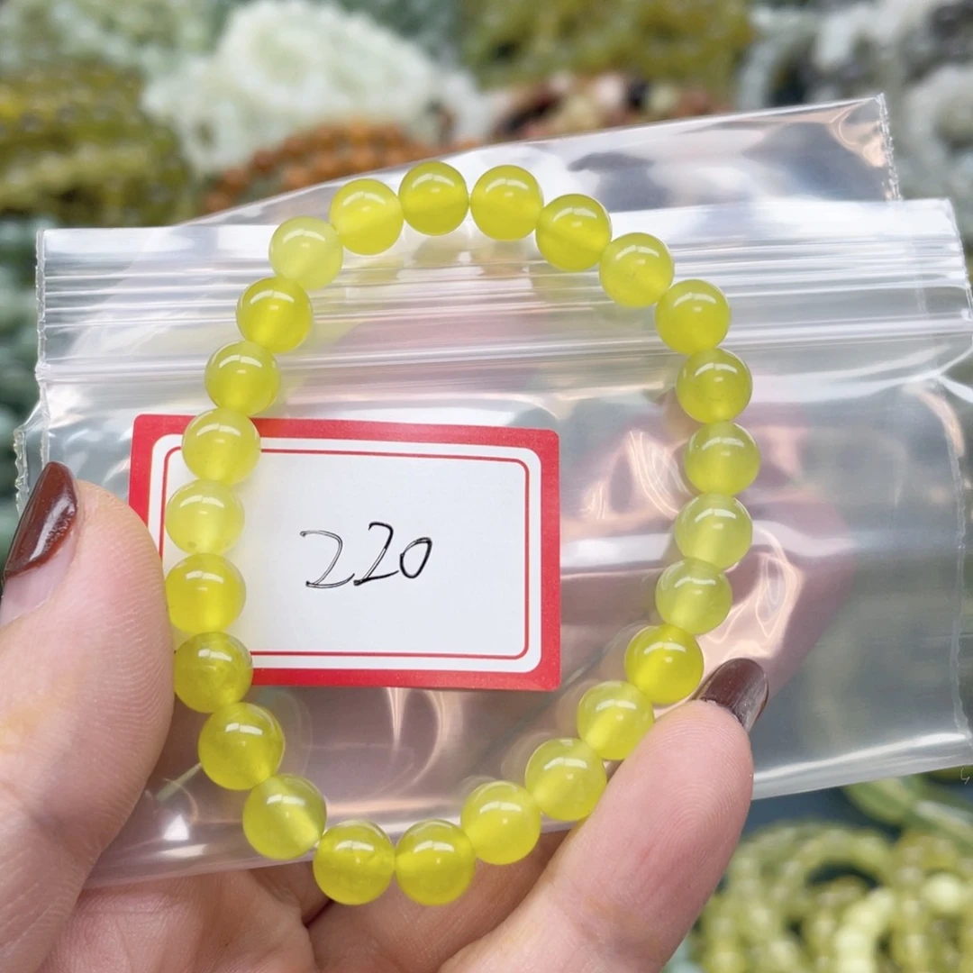 未镶嵌蛇纹石玉手串