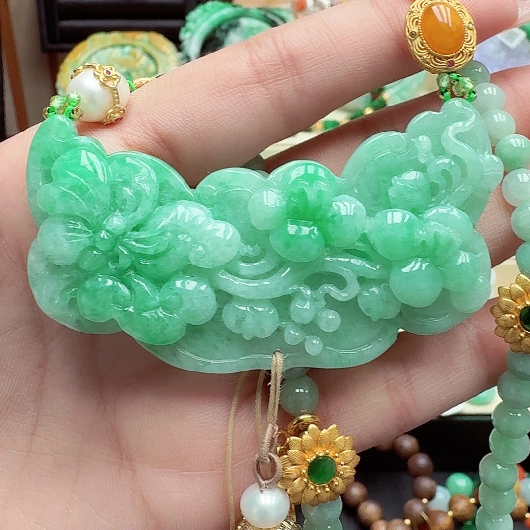 颈饰未镶嵌翡翠翡翠吊坠