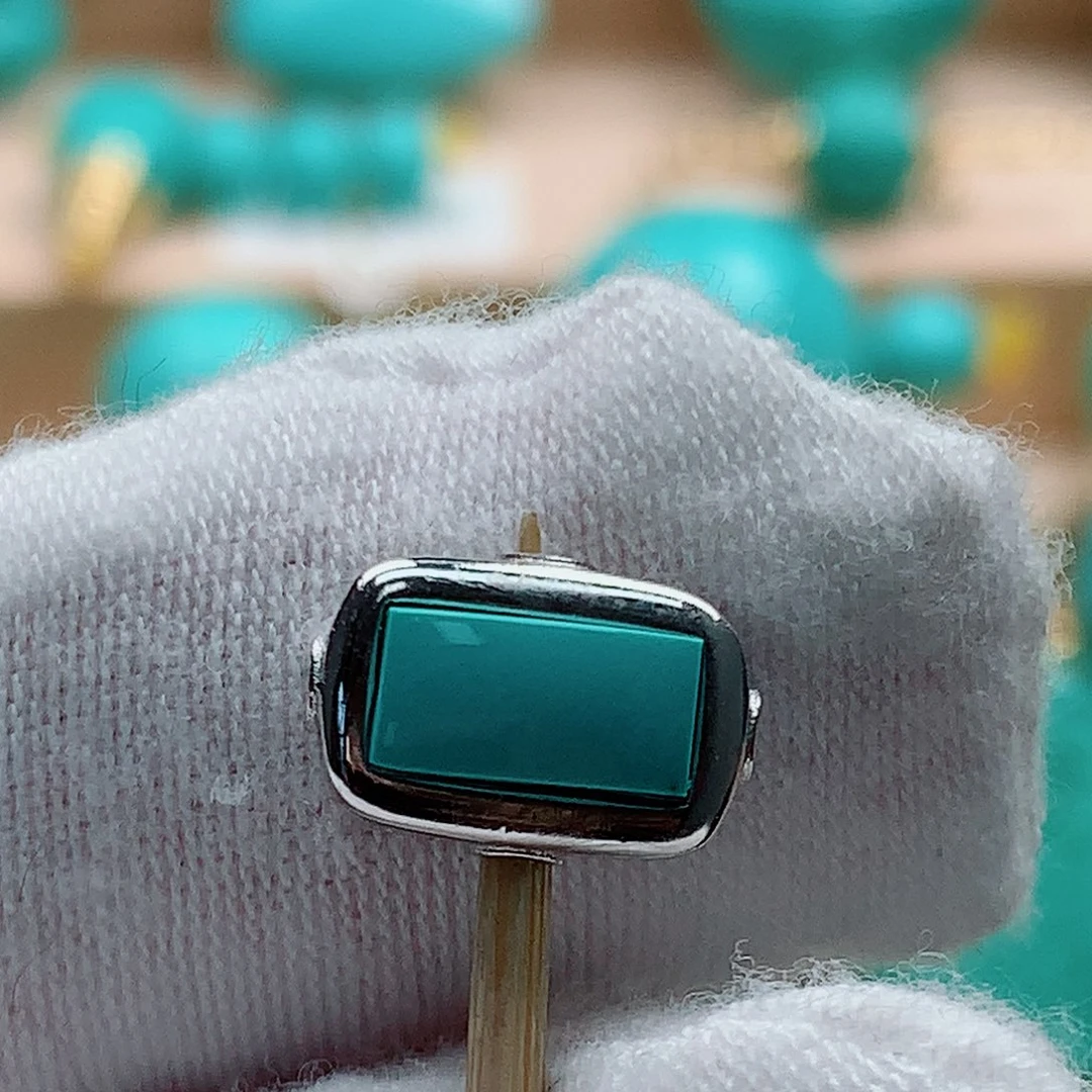 绿松石银S925镶嵌配饰